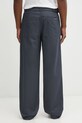Clothing Maison Kitsuné cotton trousers Belted OM01123WW9043 gray