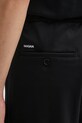 Βαμβακερό παντελόνι Pangaia DNA Interlock Trouser μαύρο 10002443