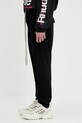 Rick Owens DRKSHDW pantaloni tuta di cotone Knitted - Prisoner Drawstring 221690 CM01E1690.CHJG nero SS25