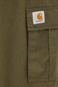 Бавовняні штани Carhartt WIP Cole Cargo Pant зелений I030477.4102