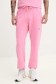 Barrow spodnie dresowe bawełniane S5BWUAFP085 różowy SS25