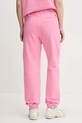 Barrow spodnie dresowe bawełniane S5BWUAFP085 różowy