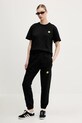 Barrow pantaloni de trening din bumbac S5BWUAFP088 negru
