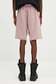 Aries pantaloncini in cotone Aged Ancient Column Sweatshort AR3003403 rosa