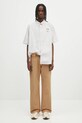 Памучен панталон JW Anderson Twisted Workwear TR0405.PG1744.130 бежов