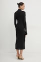 Odzież Patrizia Pepe sukienka 8A1491.K078 czarny