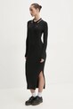 Tommy Jeans rochie din amestec de lână DW0DW19476 negru SS25