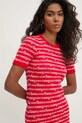 Šaty Tommy Jeans červená DW0DW19478