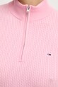 Šaty Tommy Jeans DW0DW19490 růžová