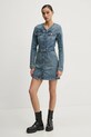 Tommy Jeans sukienka jeansowa DW0DW19854 niebieski SS25