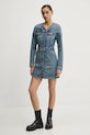 Tommy Jeans rochie din denim DW0DW19854 albastru SS25