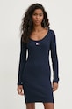 Tommy Jeans rochie DW0DW20276 bleumarin SS25
