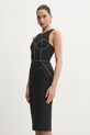 Elisabetta Franchi rochie AB72451E2 negru SS25