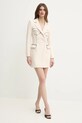 Elisabetta Franchi rochie AB73451E2 bej SS25