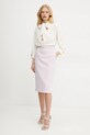 Elisabetta Franchi rochie bej AB77151E2