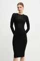 Elisabetta Franchi rochie AM38S51E2 negru SS25