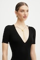 Elisabetta Franchi sukienka AM53S51E2 czarny SS25
