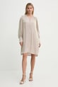 Šaty Bruuns Bazaar BBW4230 béžová SS25