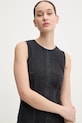 HUGO rochie din denim negru 50530331