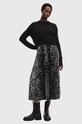 AllSaints ruha és pulóver JINX PLEATED vállas fekete W186DB