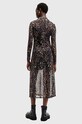 Îmbrăcăminte AllSaints rochie HANNA W220DB maro