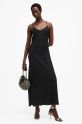 AllSaints rochie BRYONY MAXI negru W239DB