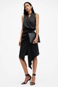 Φόρεμα AllSaints ABI LACE W256DB μαύρο SS25