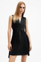 AllSaints rochie din amestec de matase JAYDA mini negru W278DB