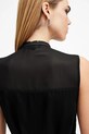 Сукня з домішкою шовку AllSaints JAYDA чорний W278DB