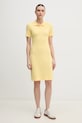 Tommy Hilfiger rochie WW0WW43228 galben SS25