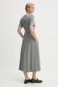 Хлопковое платье Tommy Hilfiger WW0WW43838 серый SS25