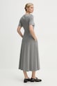 Tommy Hilfiger rochie din bumbac WW0WW43838 gri SS25