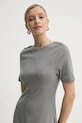 Tommy Hilfiger rochie din bumbac gri WW0WW43838