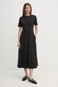 Бавовняна сукня Tommy Hilfiger WW0WW43838 чорний SS25