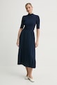 Tommy Hilfiger sukienka z elastanem granatowy WW0WW44429