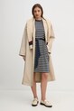 Tommy Hilfiger sukienka bawełniana WW0WW45183 granatowy SS25