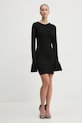 Rotate rochie 113621100 negru SS25
