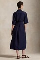 Polo Ralph Lauren sukienka jedwabna 211941458 granatowy SS25