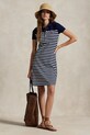 Polo Ralph Lauren sukienka bawełniana wzorzyste granatowy 211959122