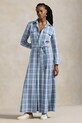 Bavlněné šaty Polo Ralph Lauren maxi béžová 211959904
