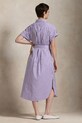 Бавовняна сукня Polo Ralph Lauren 211959911 фіолетовий SS25