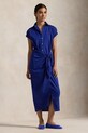Polo Ralph Lauren vestito in cotone maxi violetto 211959915