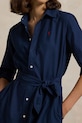 Polo Ralph Lauren sukienka bawełniana granatowy 211963031