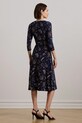 Платье Lauren Ralph Lauren 250957701 тёмно-синий SS25