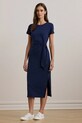 Šaty Lauren Ralph Lauren pletenina tmavomodrá 250957710