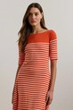 Oblečení Bavlněné šaty Lauren Ralph Lauren 250957728 oranžová