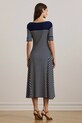 Lauren Ralph Lauren vestito in cotone 250957728 blu navy SS25