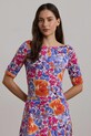 Одежда Хлопковое платье Lauren Ralph Lauren 250972596 белый
