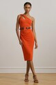 Šaty Lauren Ralph Lauren látka oranžová 253903046