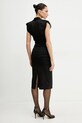 Odzież Pinko sukienka lniana 104868.A2GF czarny